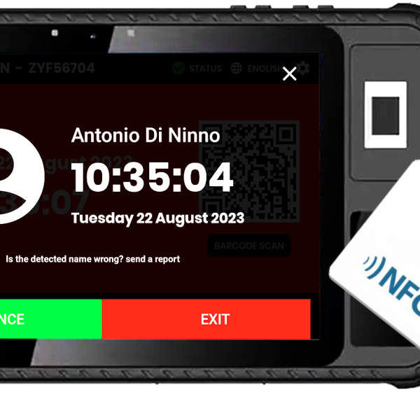ACCESSO CON BADGE